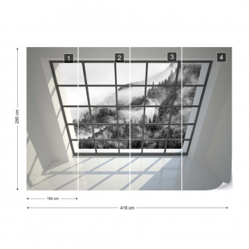 Penthouse Window Misty Forest View II - Img 3