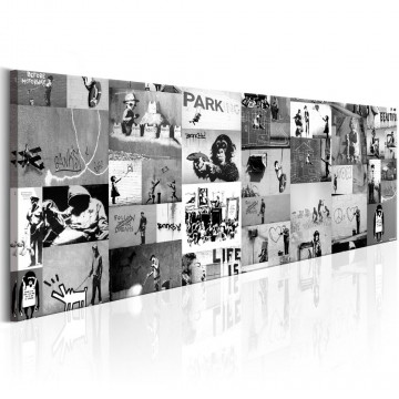 Tablou - Banksy: Graffiti Collage II - Img 1