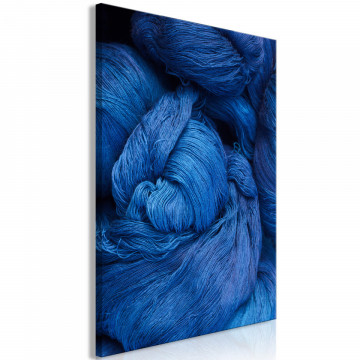 Tablou - Blue Worsted (1 Part) Vertical - Img 2