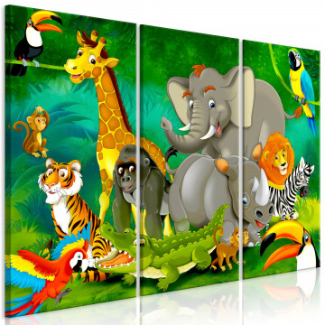 Tablou - Colourful Safari (3 Parts) - Img 2