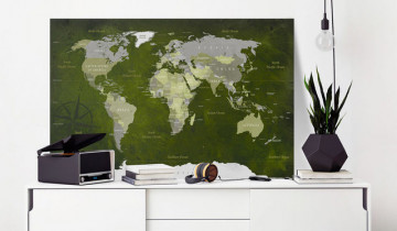 Tablou din plută - Malachite World [Cork Map] - Img 2
