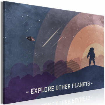 Tablou - Explore Other Planets (1 Part) Wide - Img 1