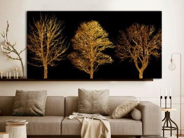 Tablou - Golden Forest (1 Part) Wide - Img 1