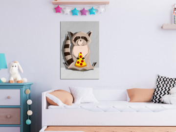 Tablou - Gourmand Raccoon (1 Part) Vertical - Img 1