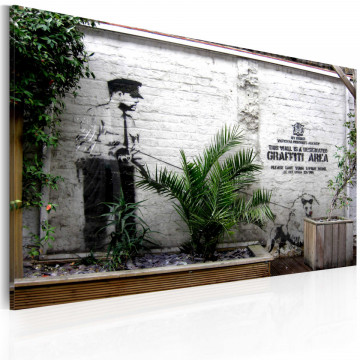 Tablou - Graffiti area (Banksy) - Img 1