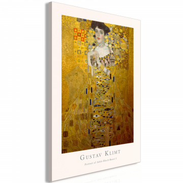 Tablou - Gustav Klimt - Portrait of Adele Bloch (1 Part) Vertical - Img 1