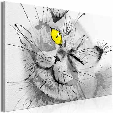 Tablou - Happy Look (1 Part) Wide Yellow - Img 1