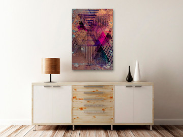 Tablou - Honey Abstraction (1 Part) Vertical - Img 1