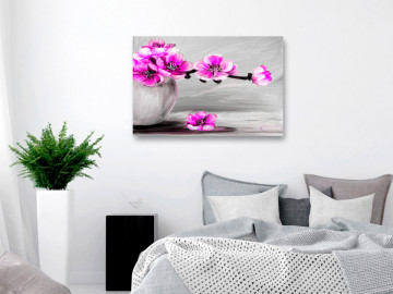 Tablou - Lightness of Light (1 Part) Wide Pink - Img 2