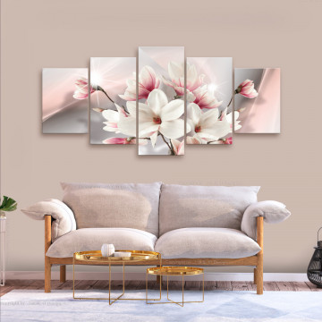 Tablou - Magnolia in Bloom (5 Parts) Wide - Img 2