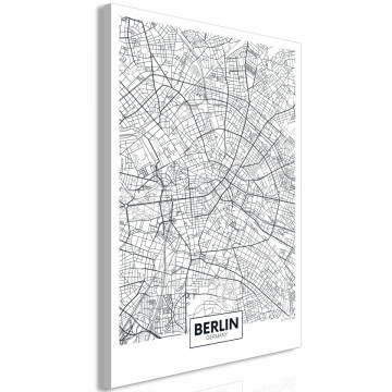 Tablou - Map of Berlin (1 Part) Vertical - Img 1