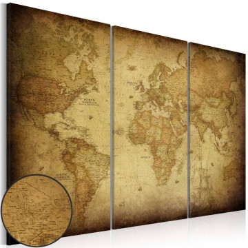 Tablou - Old map: triptych - Img 1