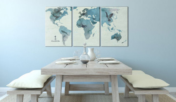 Tablou - Ornithological map of the World - Img 4