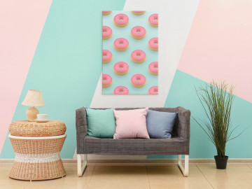 Tablou - Pastel Donuts (1 Part) Vertical - Img 1