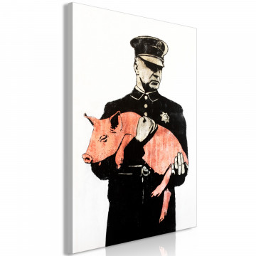 Tablou - Police Pig (1 Part) Vertical - Img 1