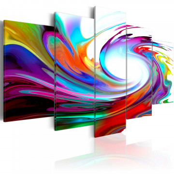 Tablou - Rainbow - swirl - Img 1