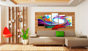 Tablou - Rainbow - swirl - Img 2