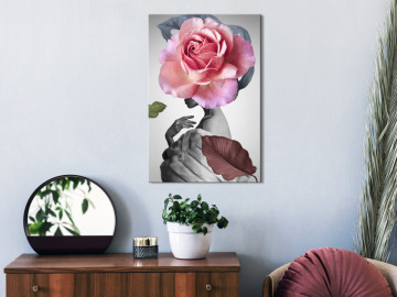 Tablou - Rose and Fur (1 Part) Vertical - Img 2