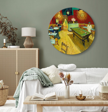 Tablou rotund - The Night Café (Vincent van Gogh) - Img 2