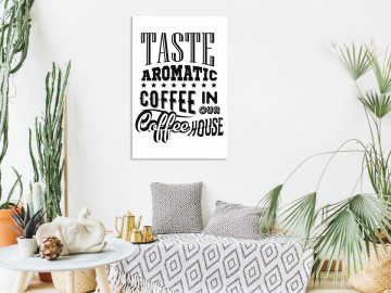 Tablou - Taste Aromatic Coffee in Our Coffee House (1 Part) Vertical - Img 2