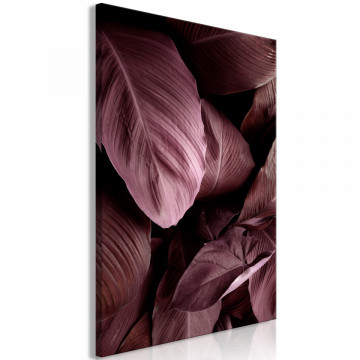 Tablou - Velvet Leaves (1 Part) Vertical - Img 1