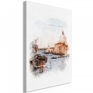 Tablou - Watercolour Venice (1 Part) Vertical - Img 1