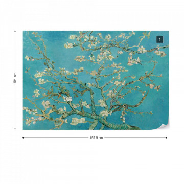 Van Gogh Blossoms in Turquoise - Img 13