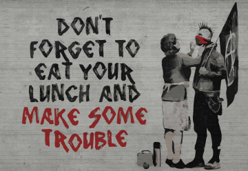 Banksy Graffiti Photo Wallpaper Wall Mural - Img 6