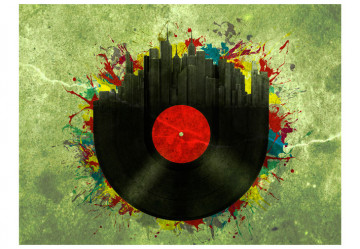 Fototapet - Colorful melodies of the city - Img 2