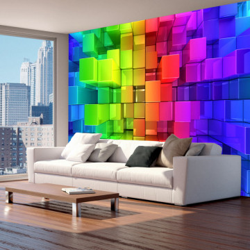 Fototapet - Colour jigsaw - Img 1