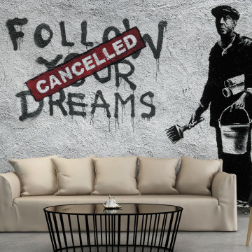 Fototapet - Dreams Cancelled (Banksy) - Img 1