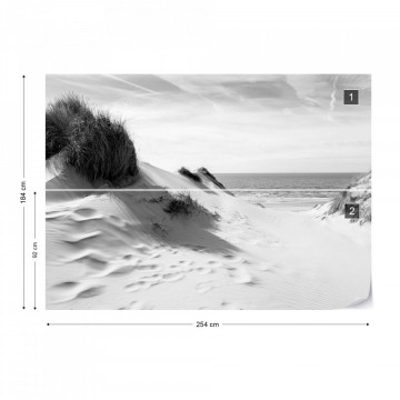 Fototapet - Fereastră spre Mare – Alb-Negru - Img 11