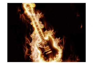 Fototapet - Flaming guitar - Img 2