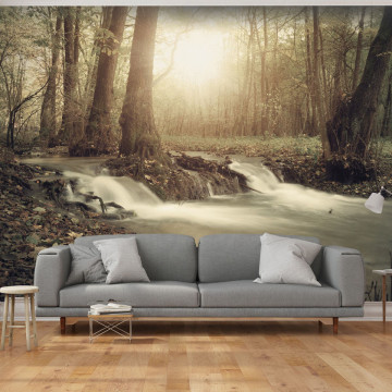 Fototapet - Forest Cascade - Img 1