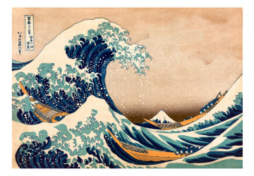 Fototapet - Hokusai: The Great Wave off Kanagawa (Reproduction) - Img 2
