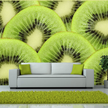 Fototapet - Kiwi slices - Img 1