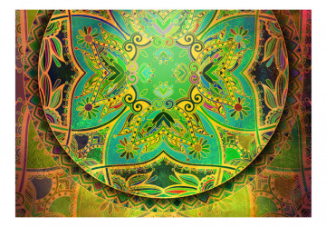 Fototapet - Mandala: Emerald Fantasy - Img 2