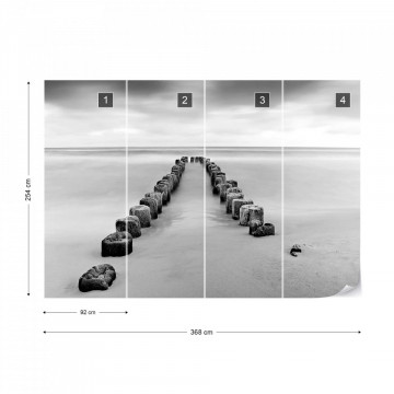 Fototapet - Mare de Liniște – Alb-Negru - Img 10
