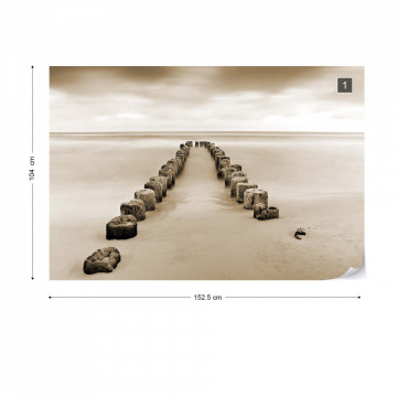 Fototapet - Mare de Liniște – Sepia - Img 13