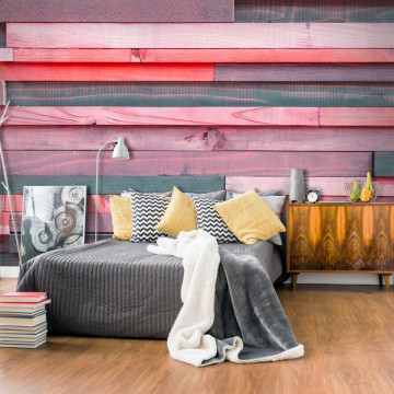 Fototapet - Pink Manor - Img 1