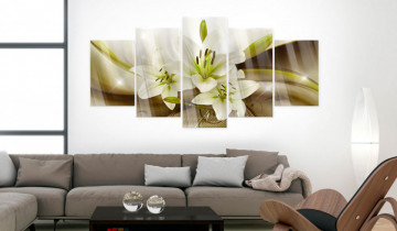 Imagine pe sticlă acrilică - Modern Lily [Glass] - Img 2
