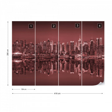 New York – Reflexie în Apă, Roșu - Img 17
