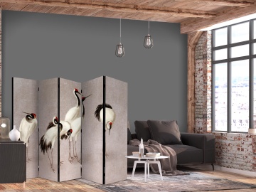 Paravan - Cranes on a grey-pink background - Img 2