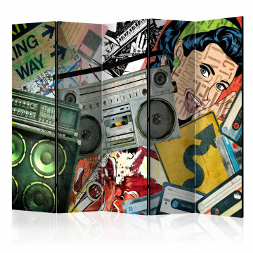 Paravan - Graffiti girl II [Room Dividers] - Img 1