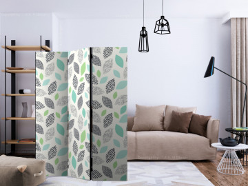 Paravan - Patterned Leaves [Room Dividers] - Img 2