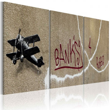 Tablou - Airplane (Bansky) - Img 1
