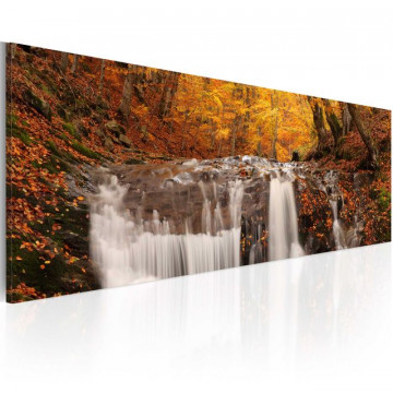 Tablou - Autumn and waterfall - Img 1