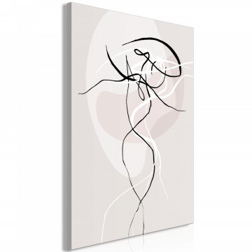 Tablou - Beige Energy (1 Part) Vertical - Img 1