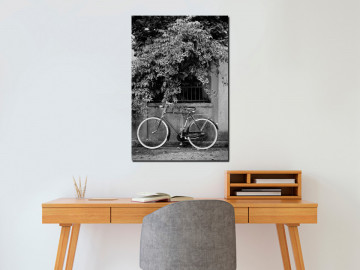 Tablou - Bicycle and Flowers (1 Part) Vertical - Img 2