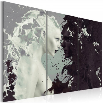Tablou - Black or white? - triptych - Img 1